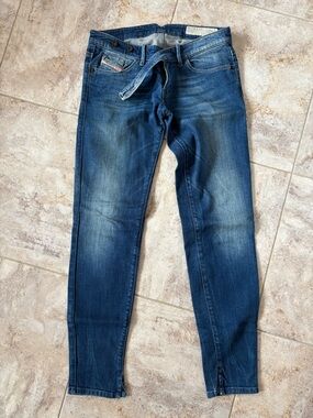 Diesel Women's Skinny Jeans in Dark Blue Denim